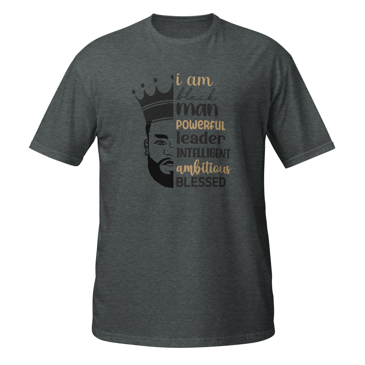 I Am Black Man Short-Sleeve Unisex T-Shirt