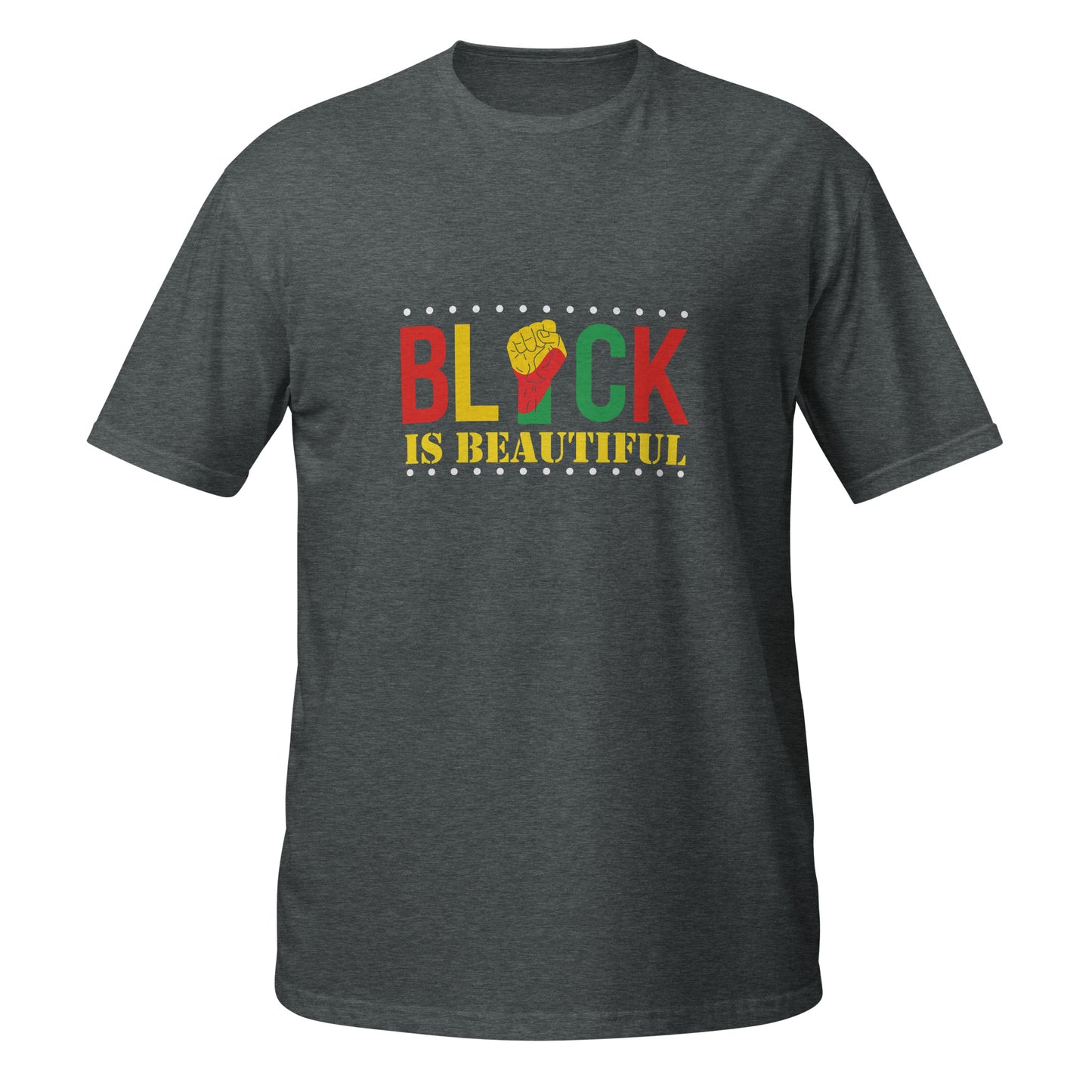 Black Is Beautiful Short-Sleeve Unisex T-Shirt