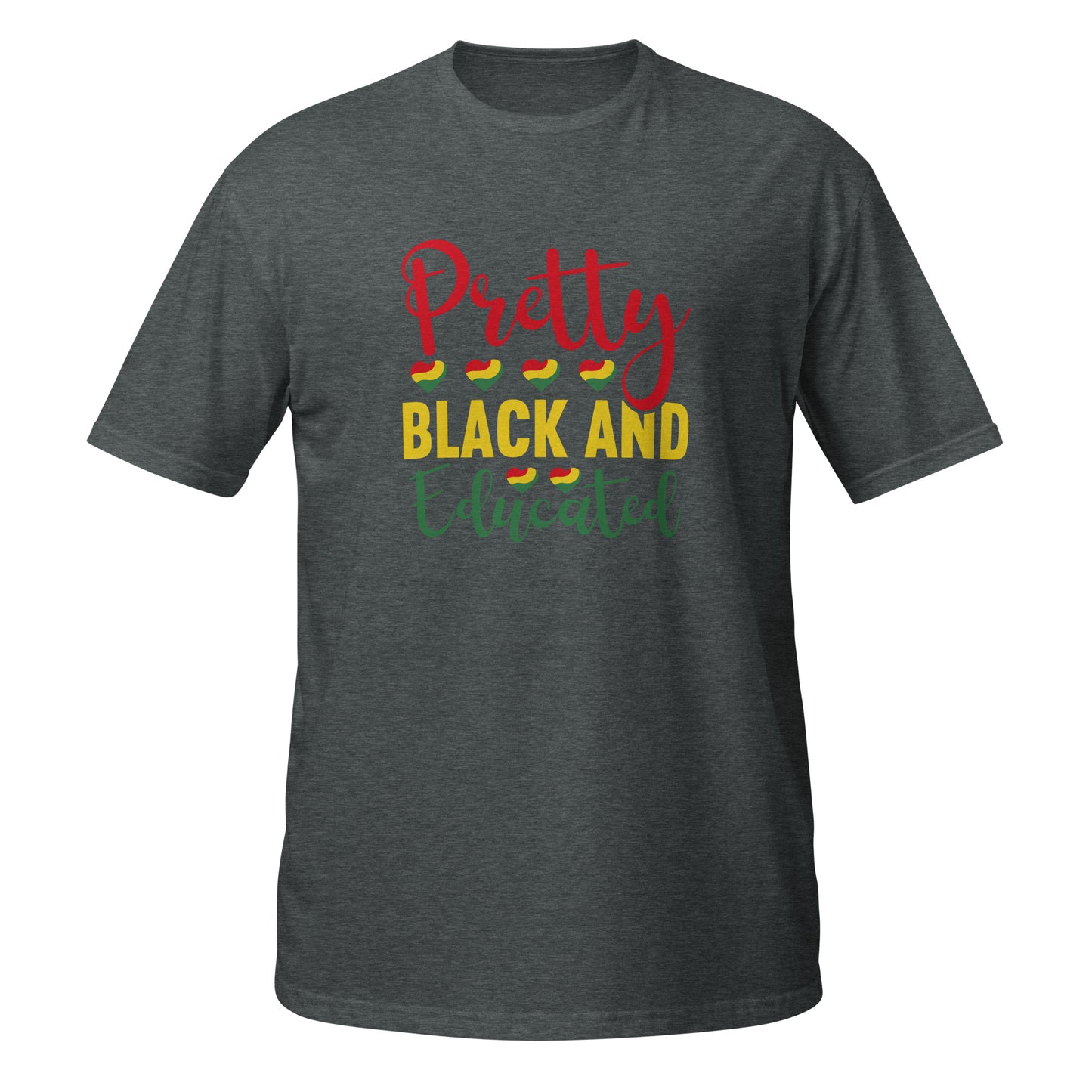 Black And Educated Short-Sleeve Unisex T-Shirt