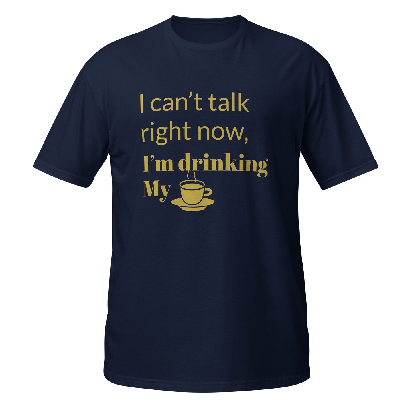 Drinking Coffee Short-Sleeve Unisex T-Shirt