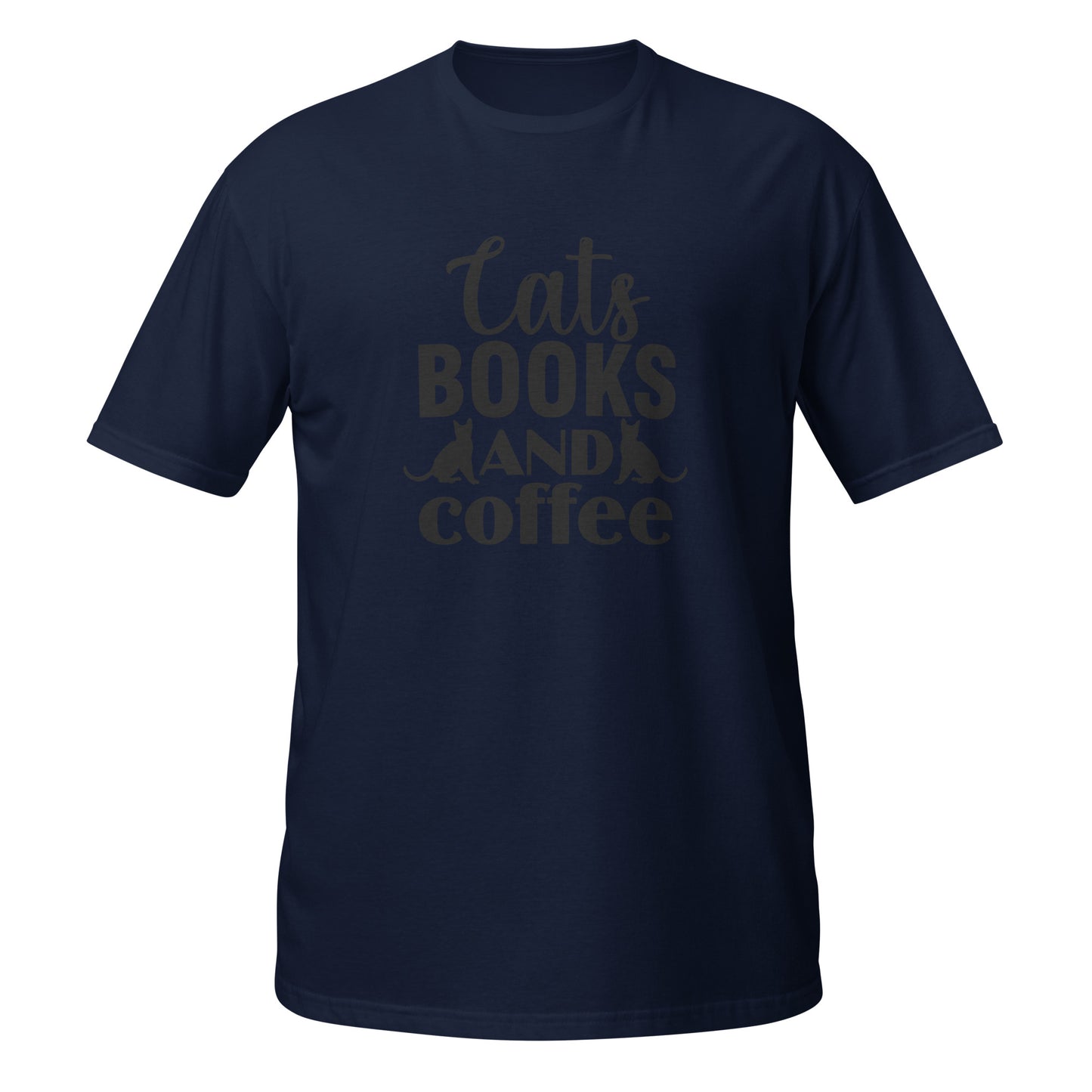 Cats Books Short-Sleeve Unisex T-Shirt