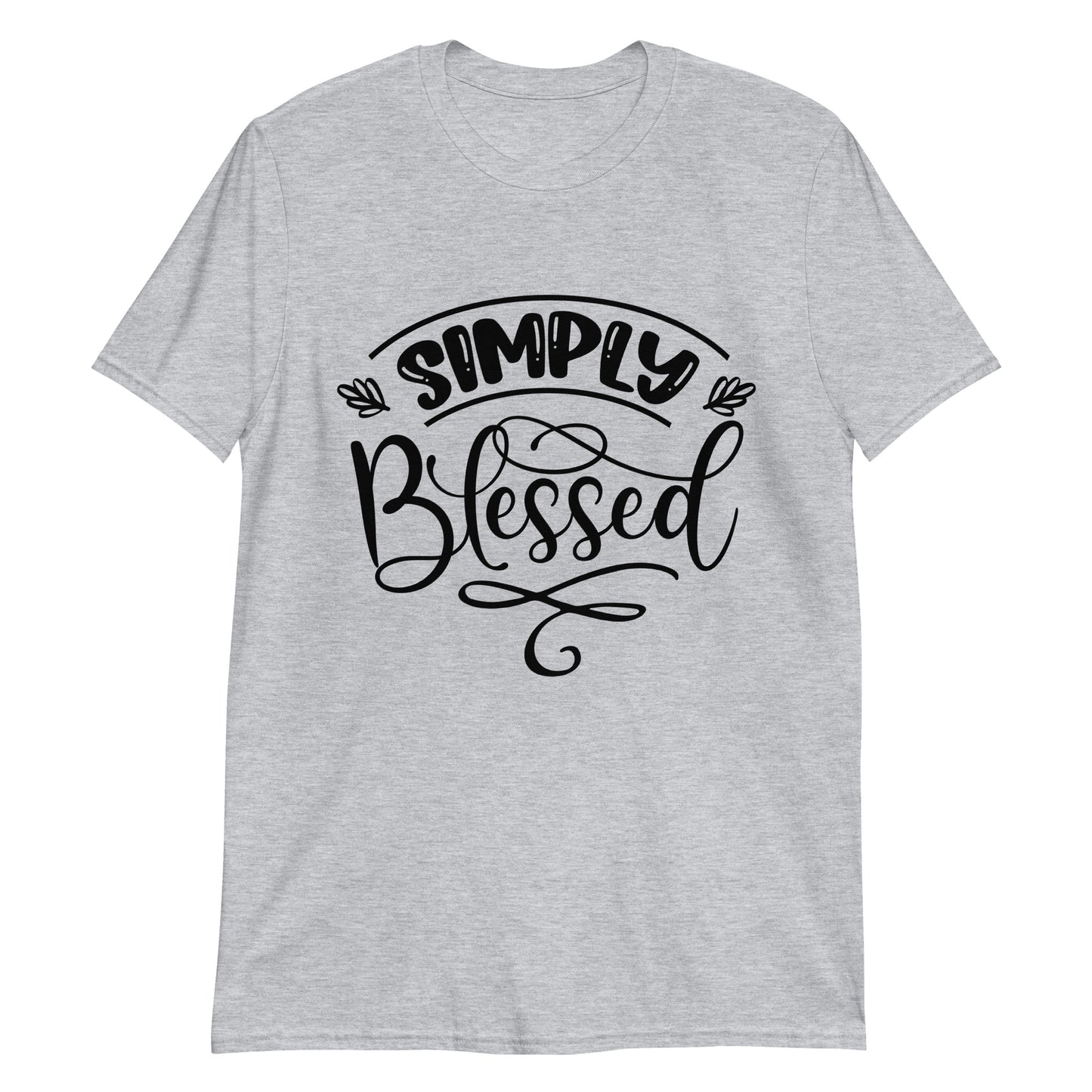 Simple Blessed Short-Sleeve Unisex T-Shirt