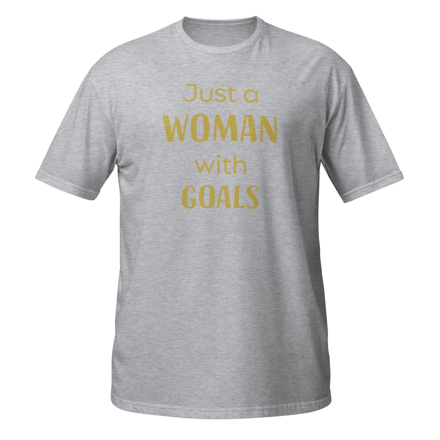 Woman With Goals Short-Sleeve Unisex T-Shirt