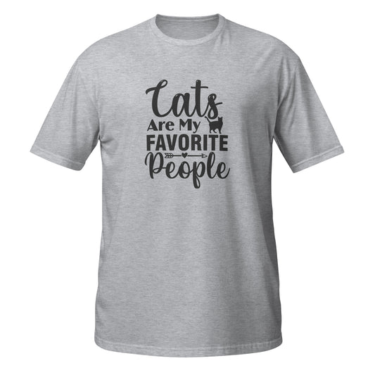 Cats My Favorite Short-Sleeve Unisex T-Shirt