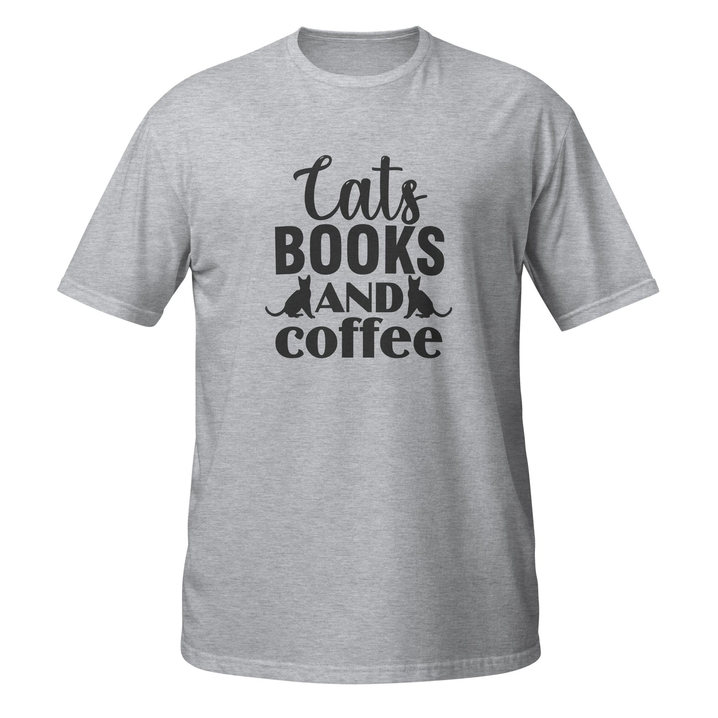 Cats Books Short-Sleeve Unisex T-Shirt