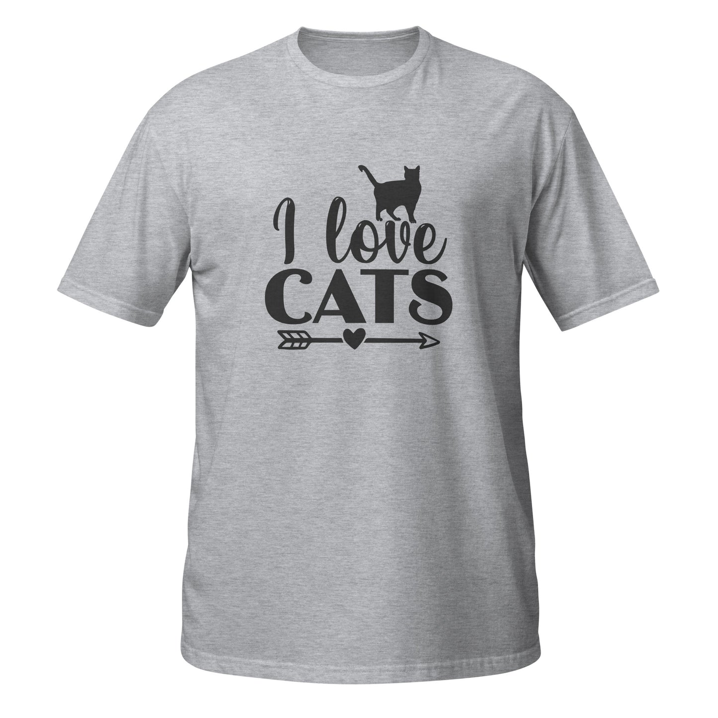 I Love Cats Short-Sleeve Unisex T-Shirt