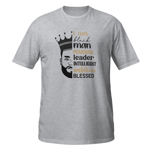 I Am Black Man Short-Sleeve Unisex T-Shirt