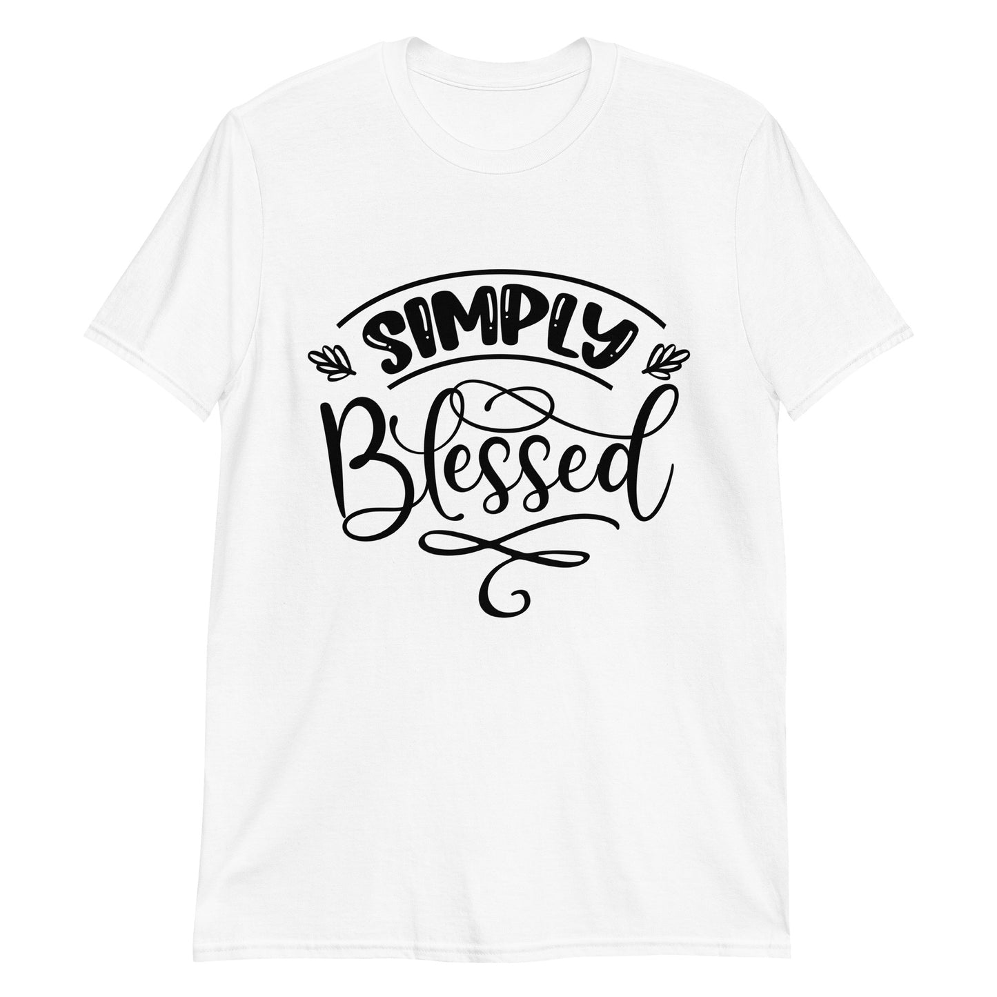 Simple Blessed Short-Sleeve Unisex T-Shirt