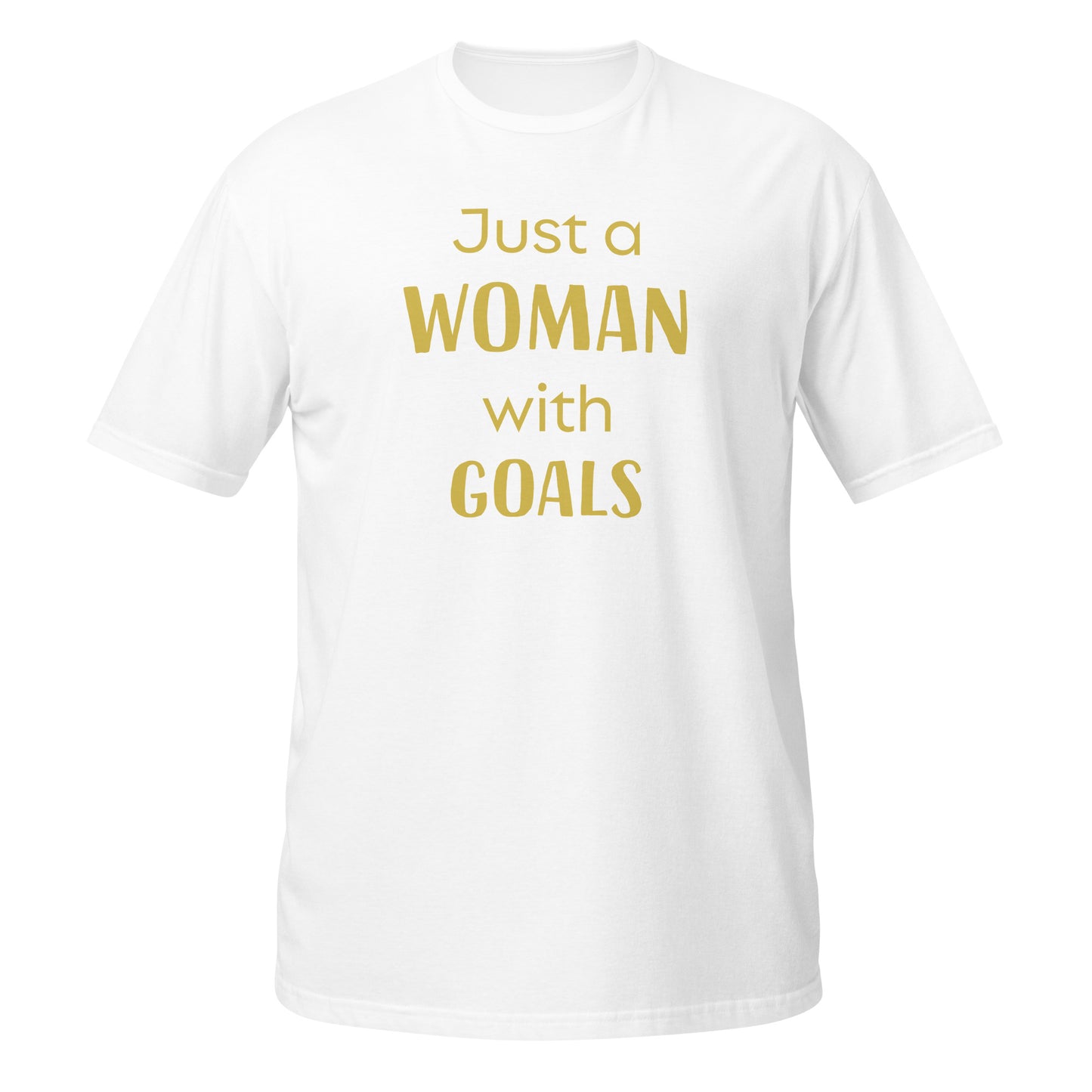 Woman With Goals Short-Sleeve Unisex T-Shirt