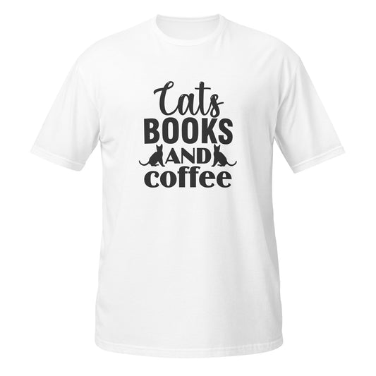 Cats Books Short-Sleeve Unisex T-Shirt