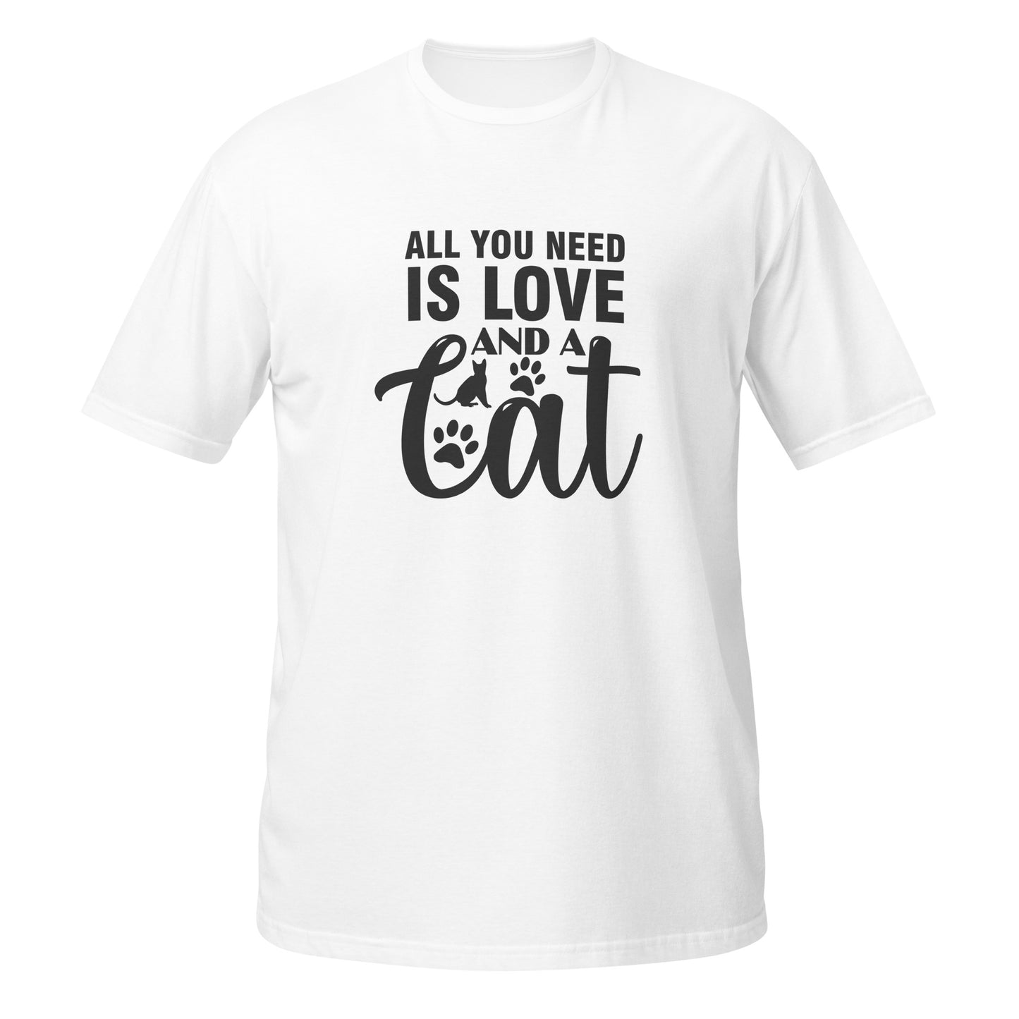 Love And A Cat Short-Sleeve Unisex T-Shirt