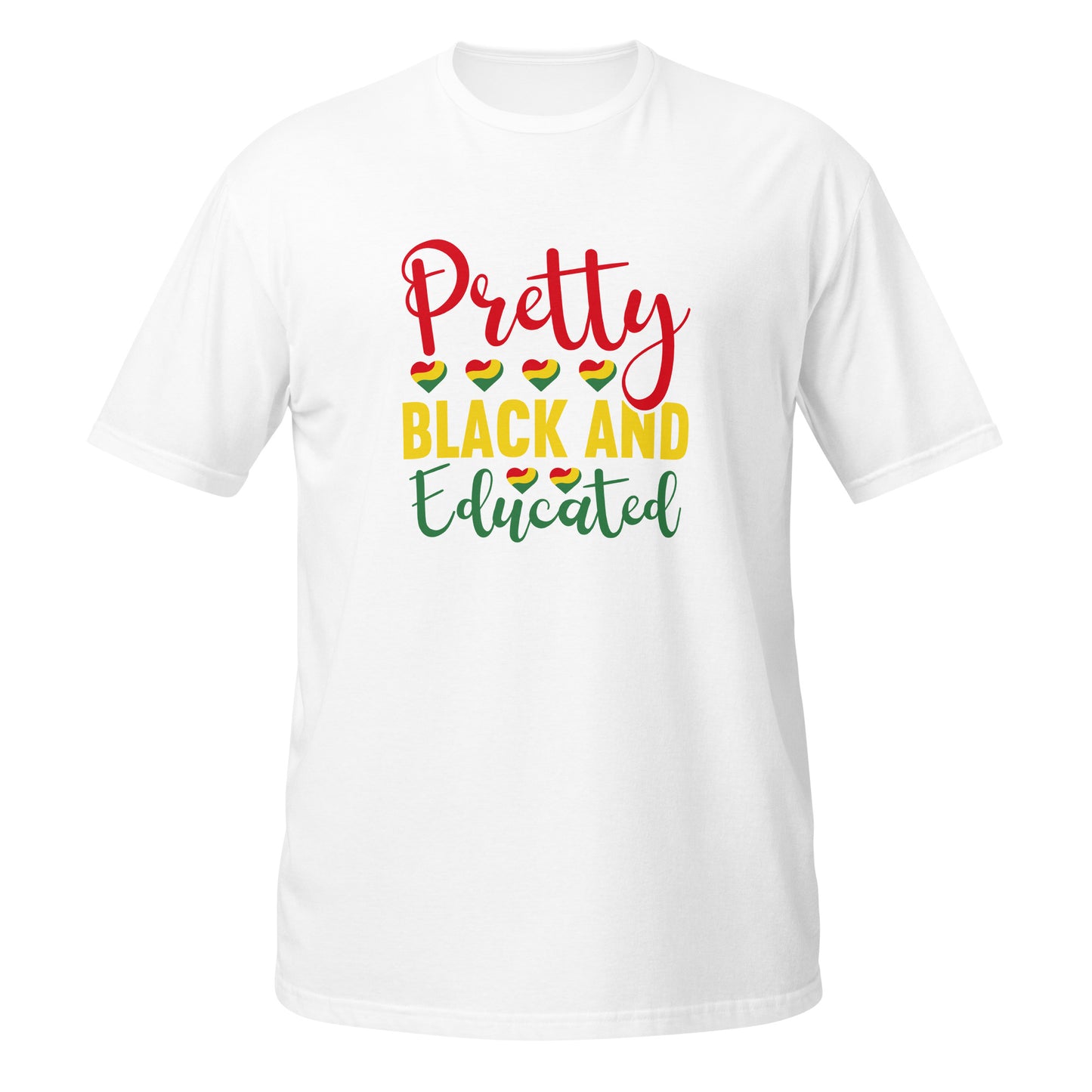 Black And Educated Short-Sleeve Unisex T-Shirt