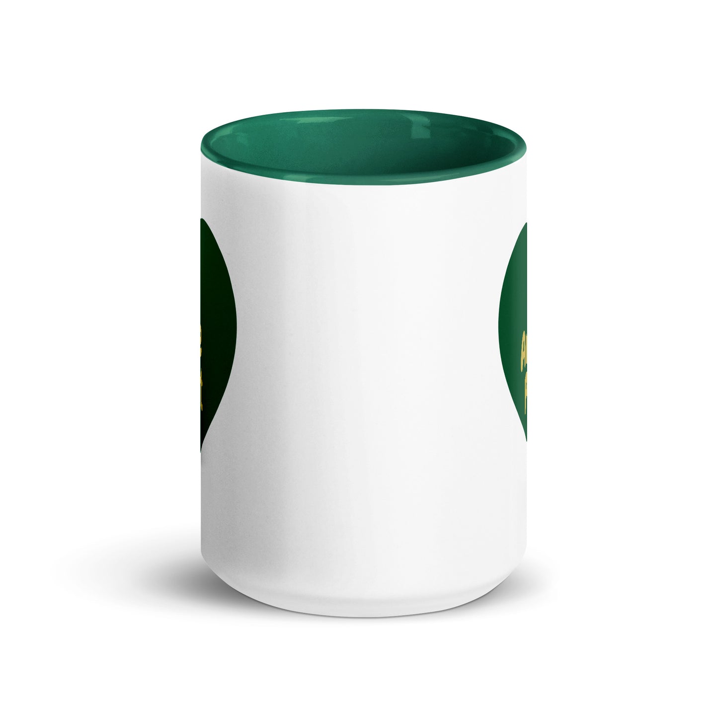 God Answers Prayer Mug with Green Color Inside