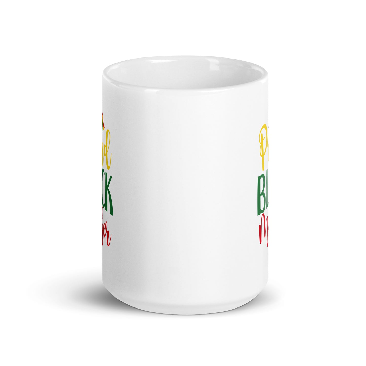 Black Mother White Glossy Mug