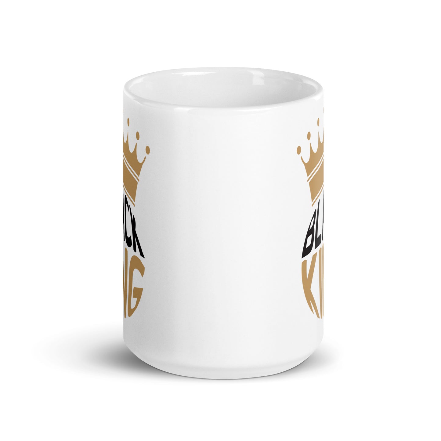 Black King White Glossy Mug