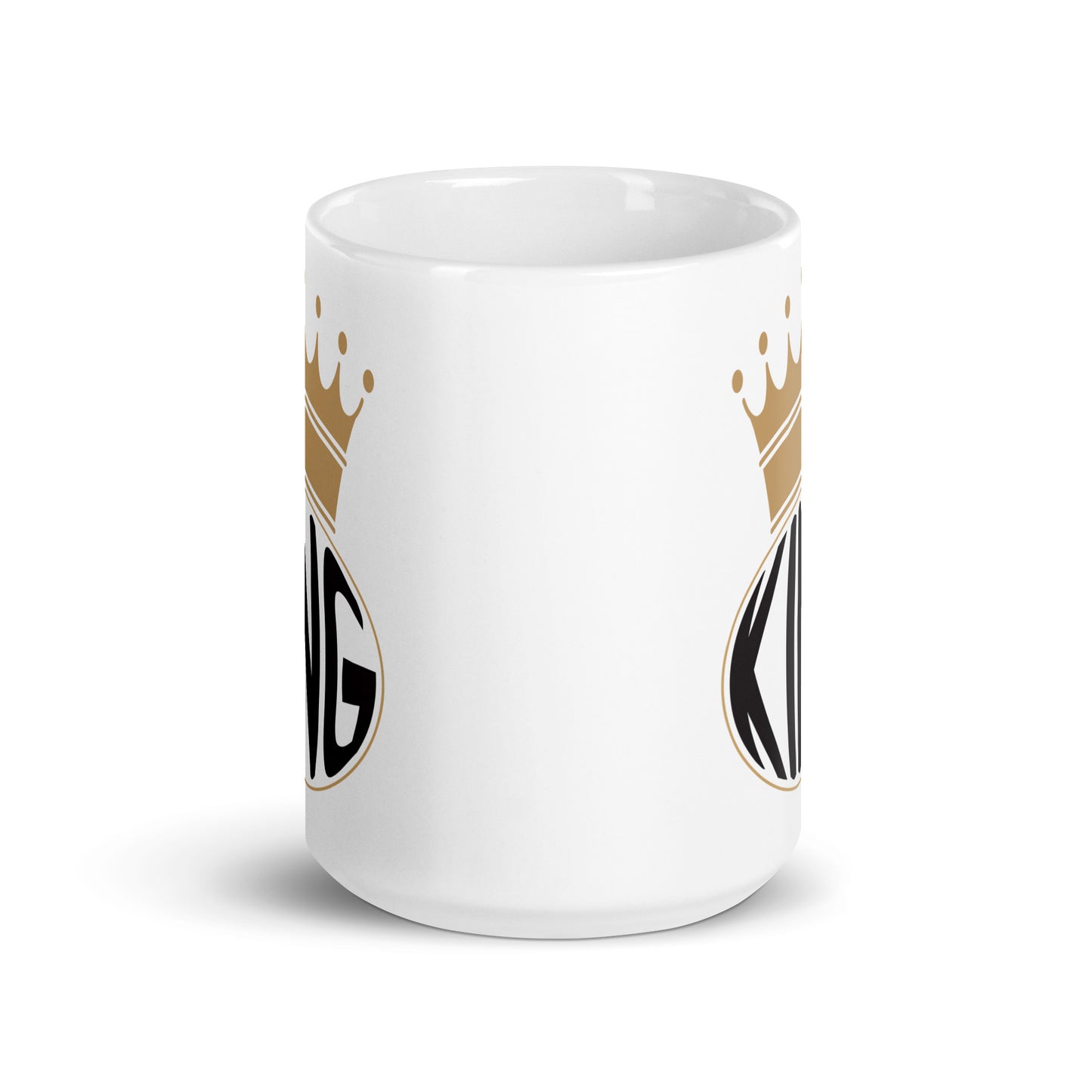 King White Glossy Mug