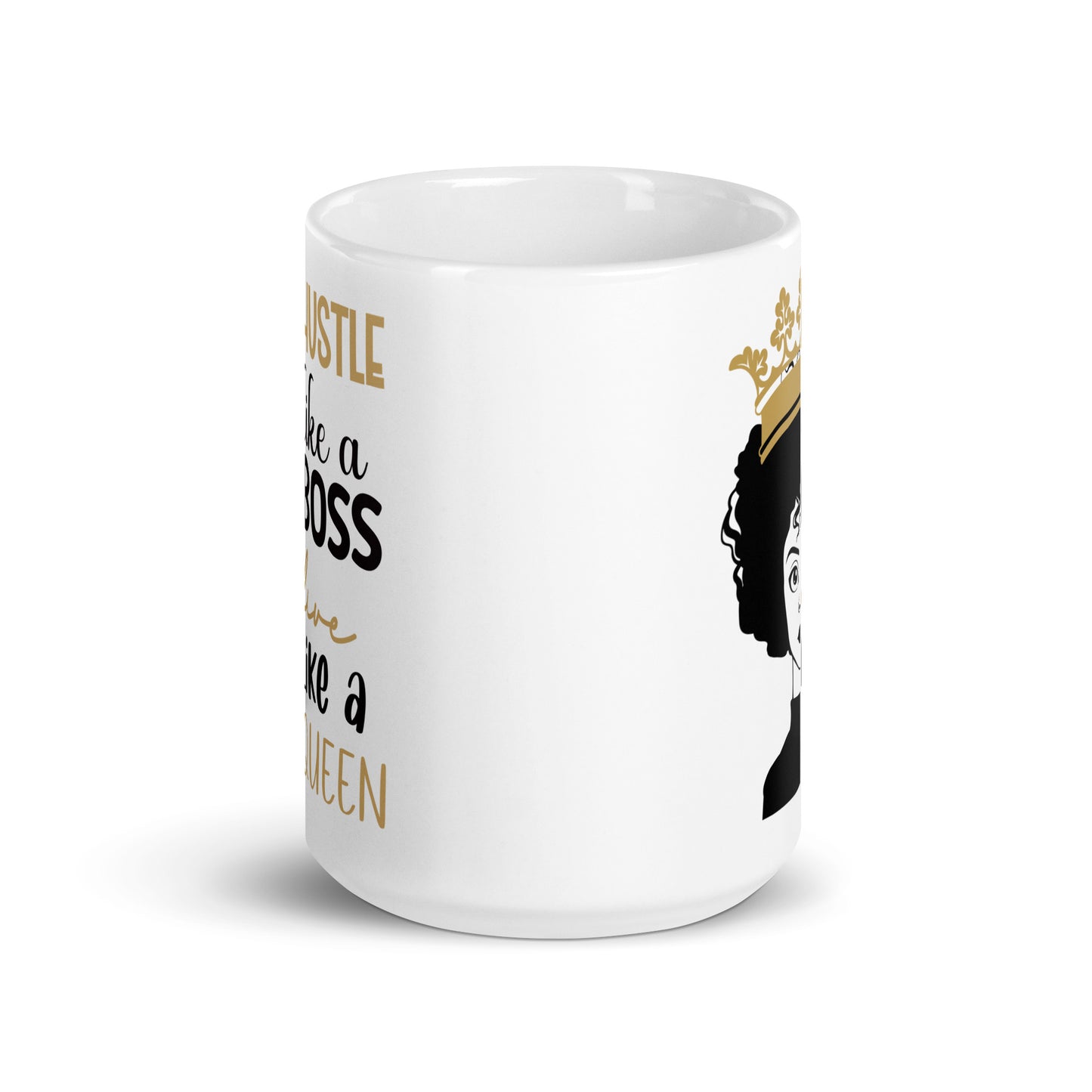 Woman Boss White Glossy Mug