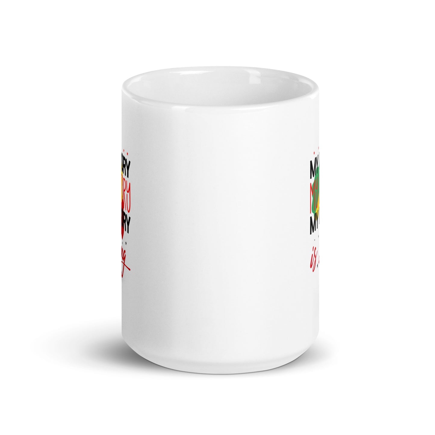 History Strong White Glossy Mug