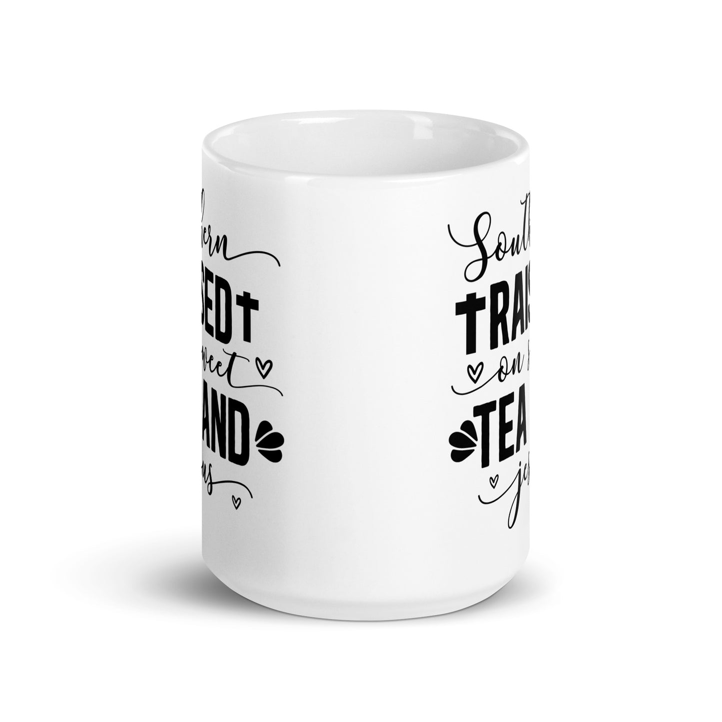 Tea And Jesus White Glossy Mug