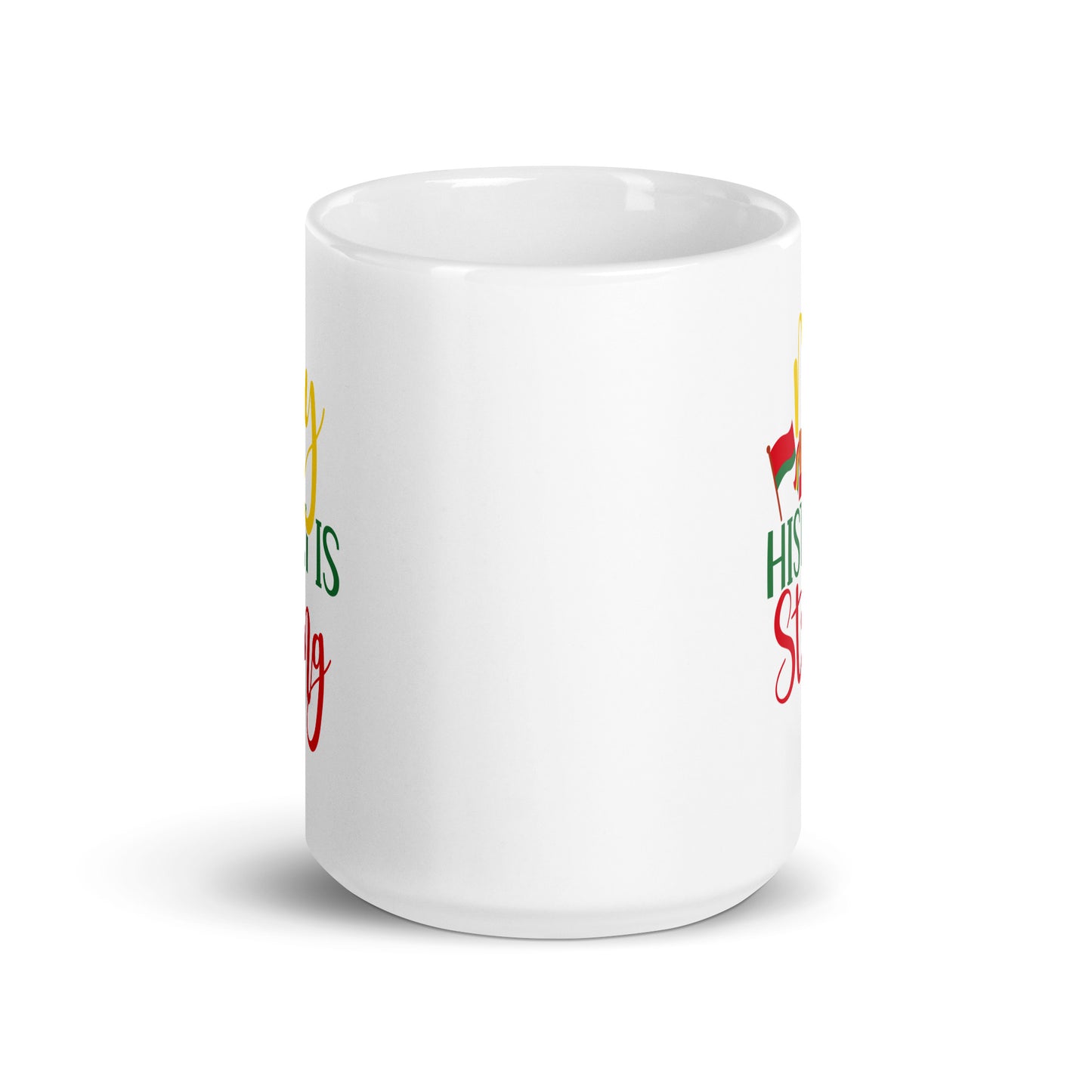 My History White Glossy Mug