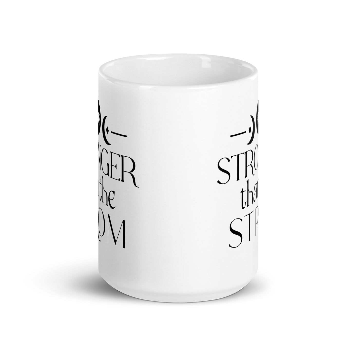 Stronger White Glossy Mug