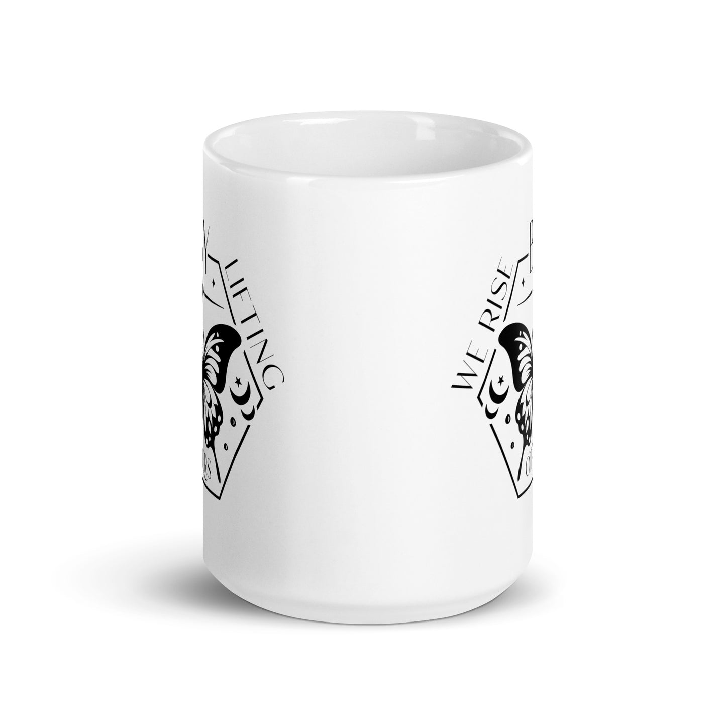 Lifting Others White Glossy Mug