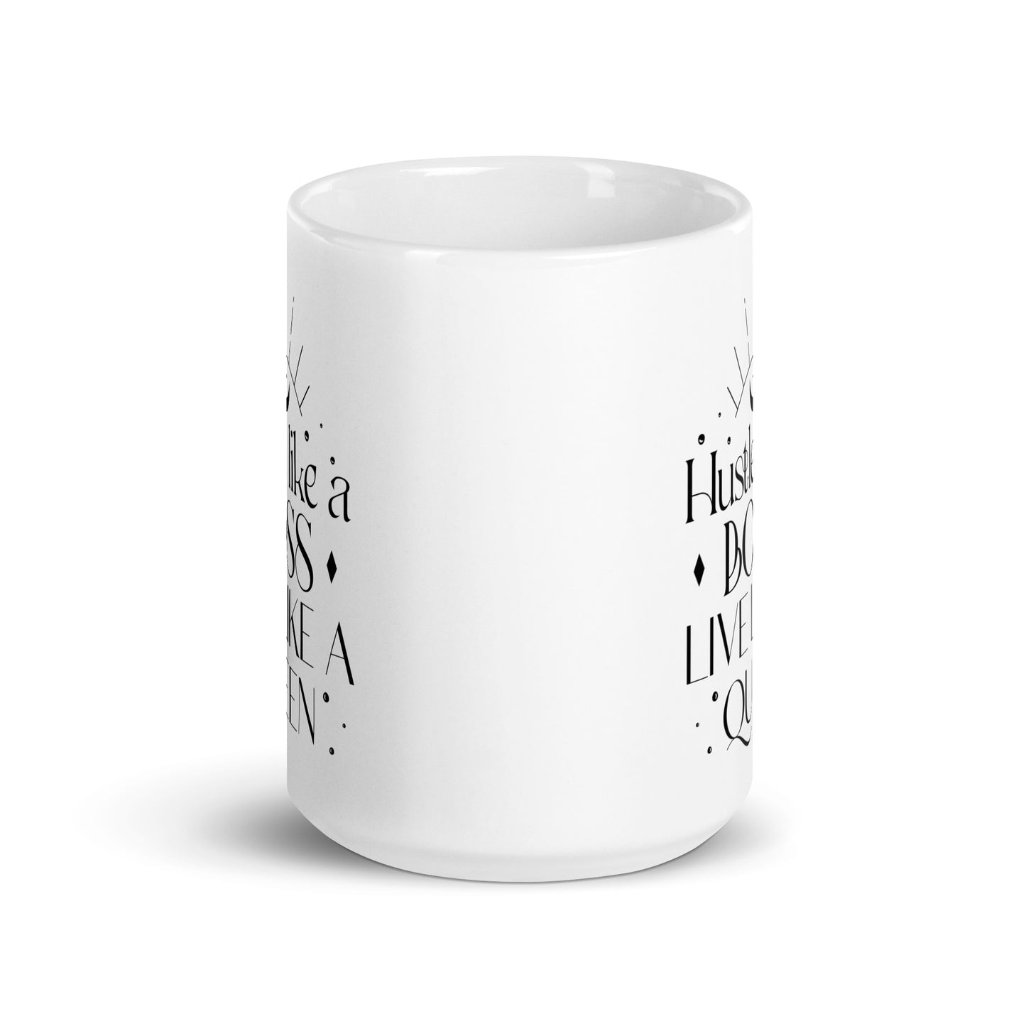 Boss White Glossy Mug