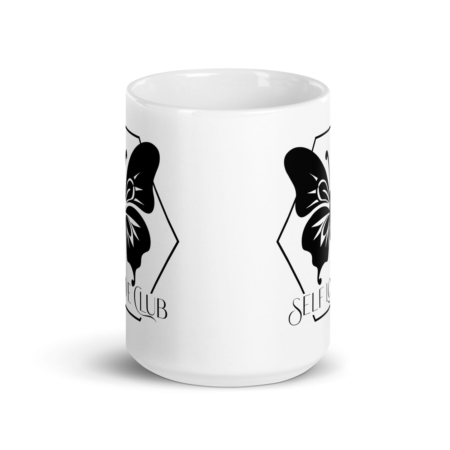 Self Love White Glossy Mug