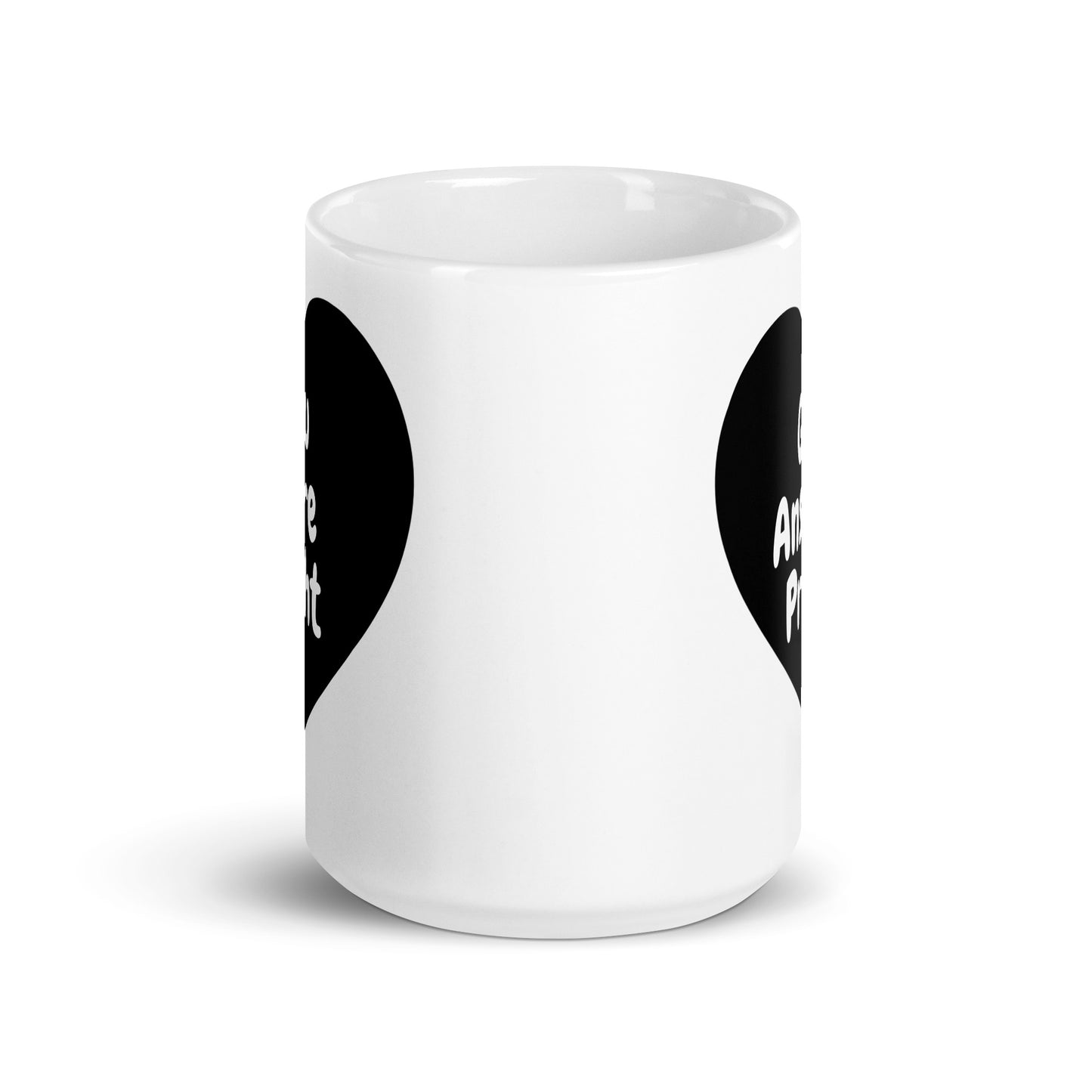 God Answers Prayer White Glossy Mug