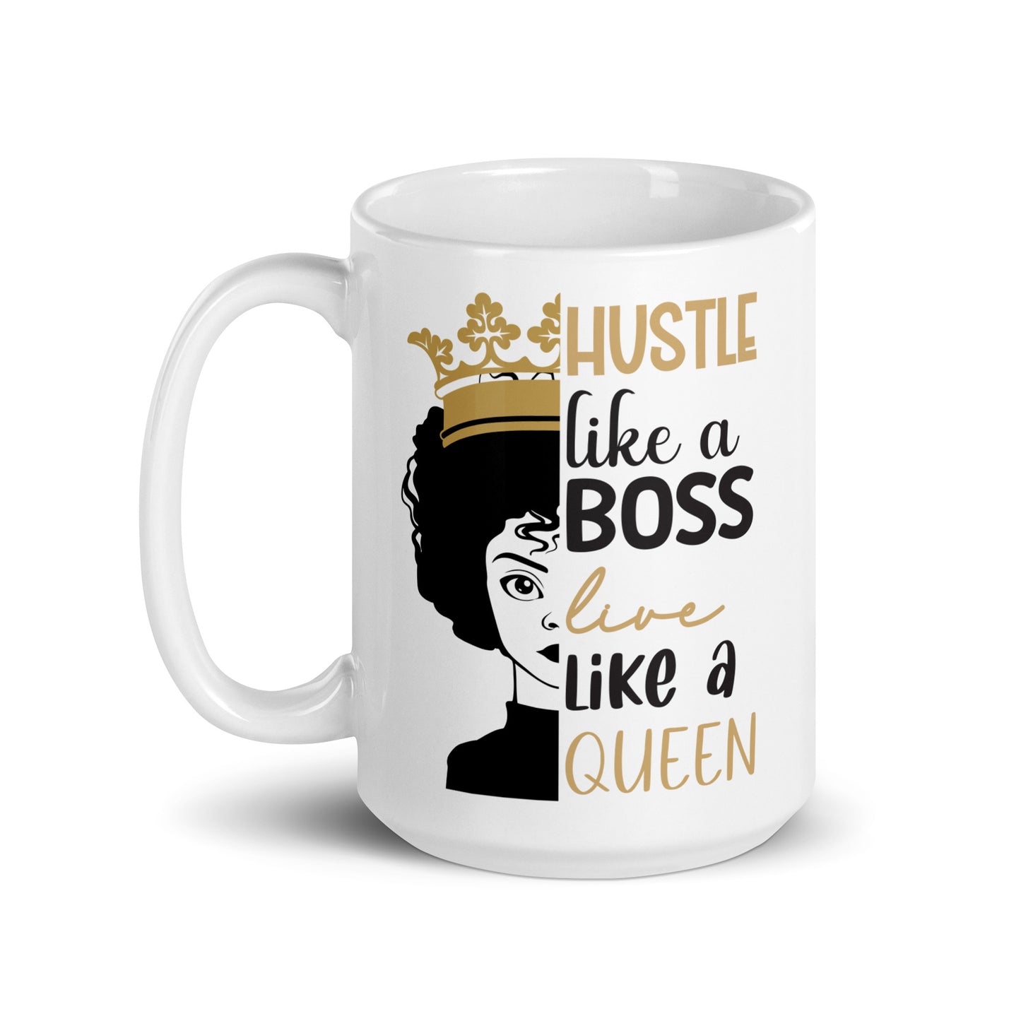 Woman Boss White Glossy Mug