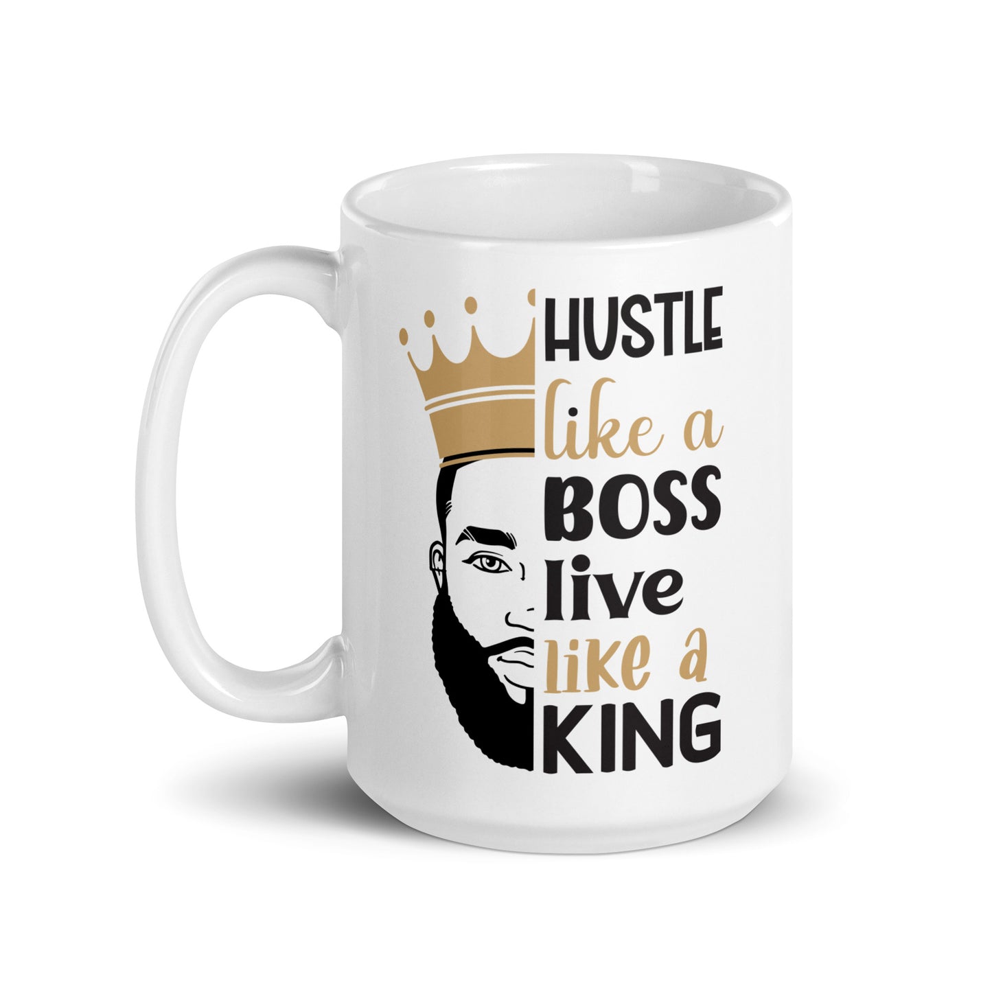 Man Boss White Glossy Mug