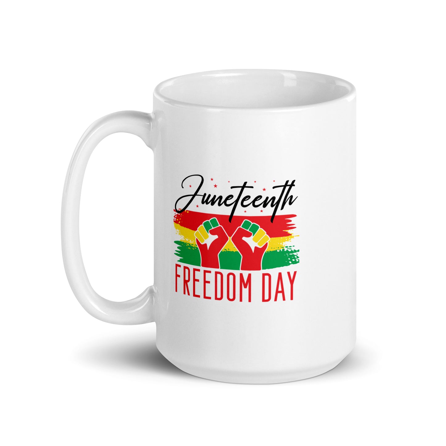 Freedom White Glossy Mug