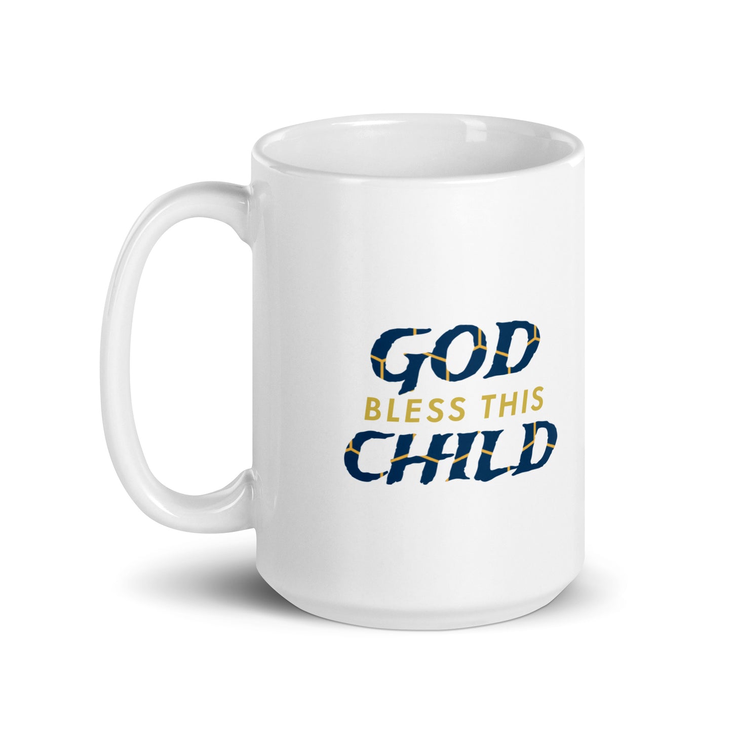 God Bless This Child White Glossy Mug