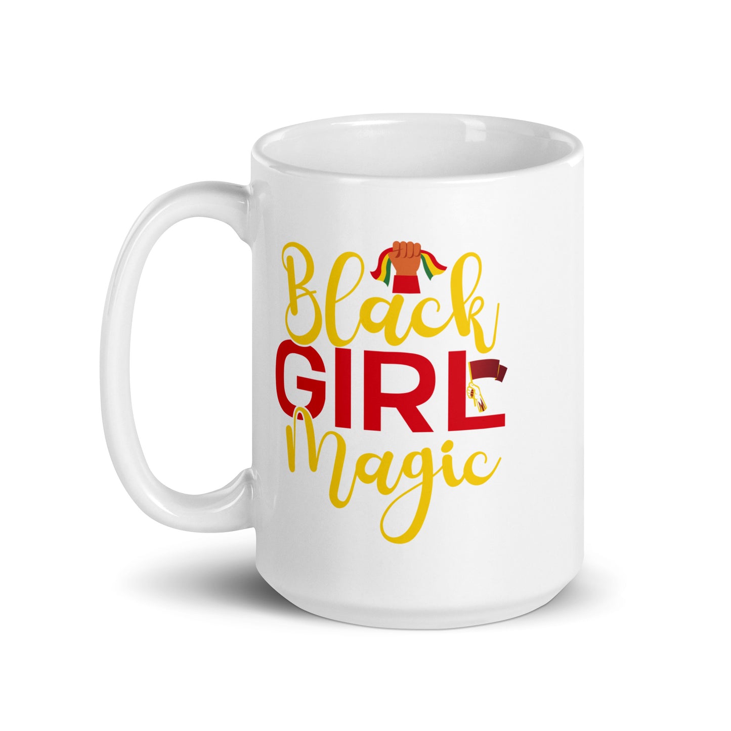 Girl Magic White Glossy Mug