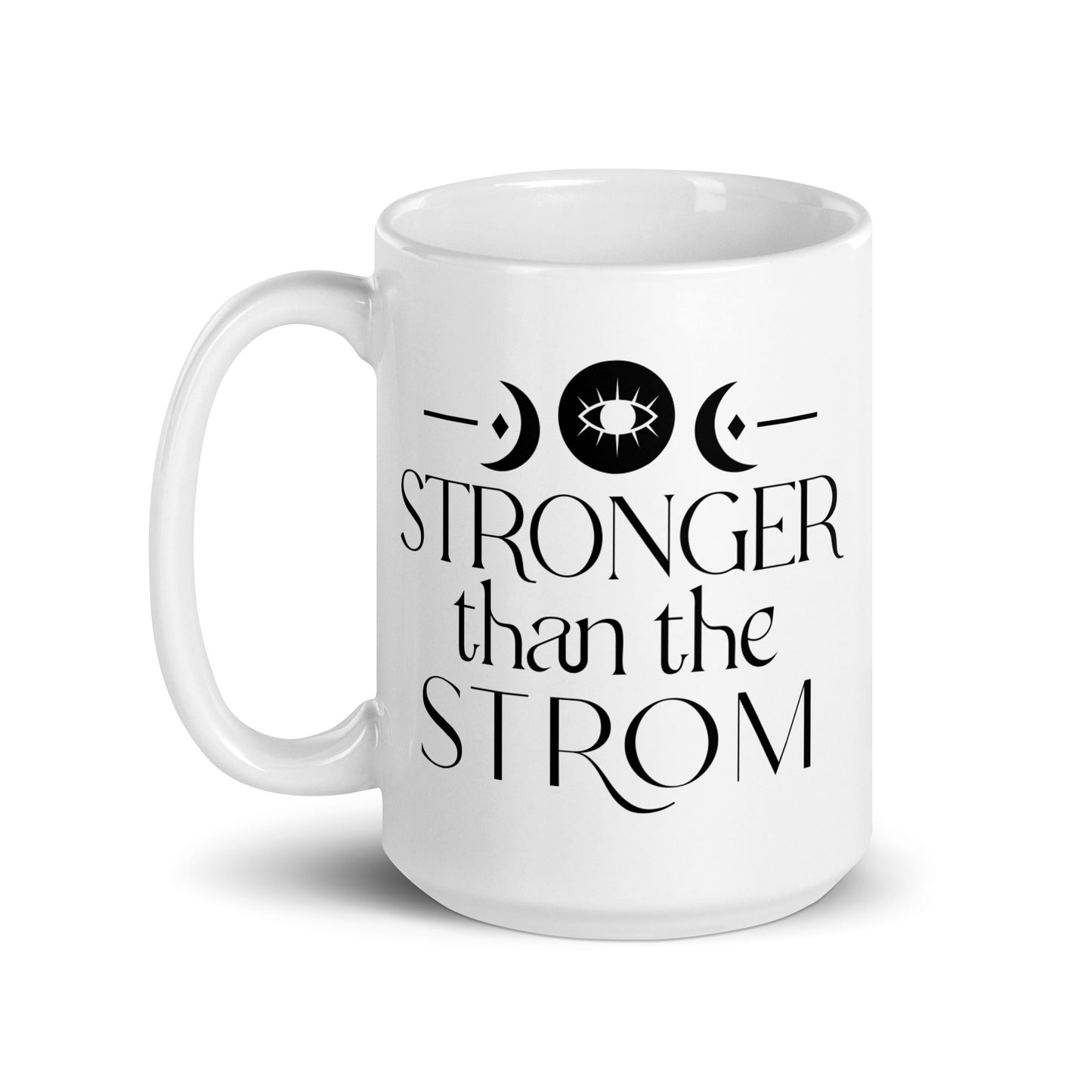 Stronger White Glossy Mug