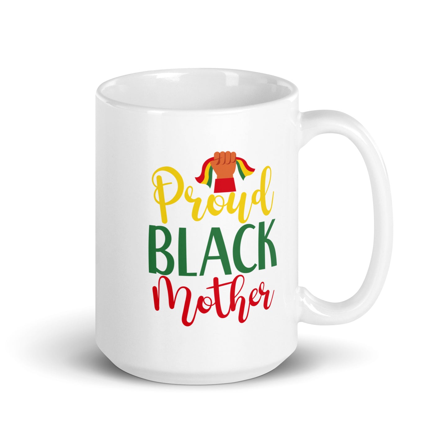 Black Mother White Glossy Mug