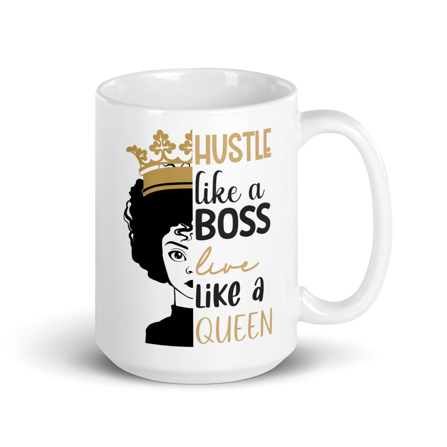 Woman Boss White Glossy Mug