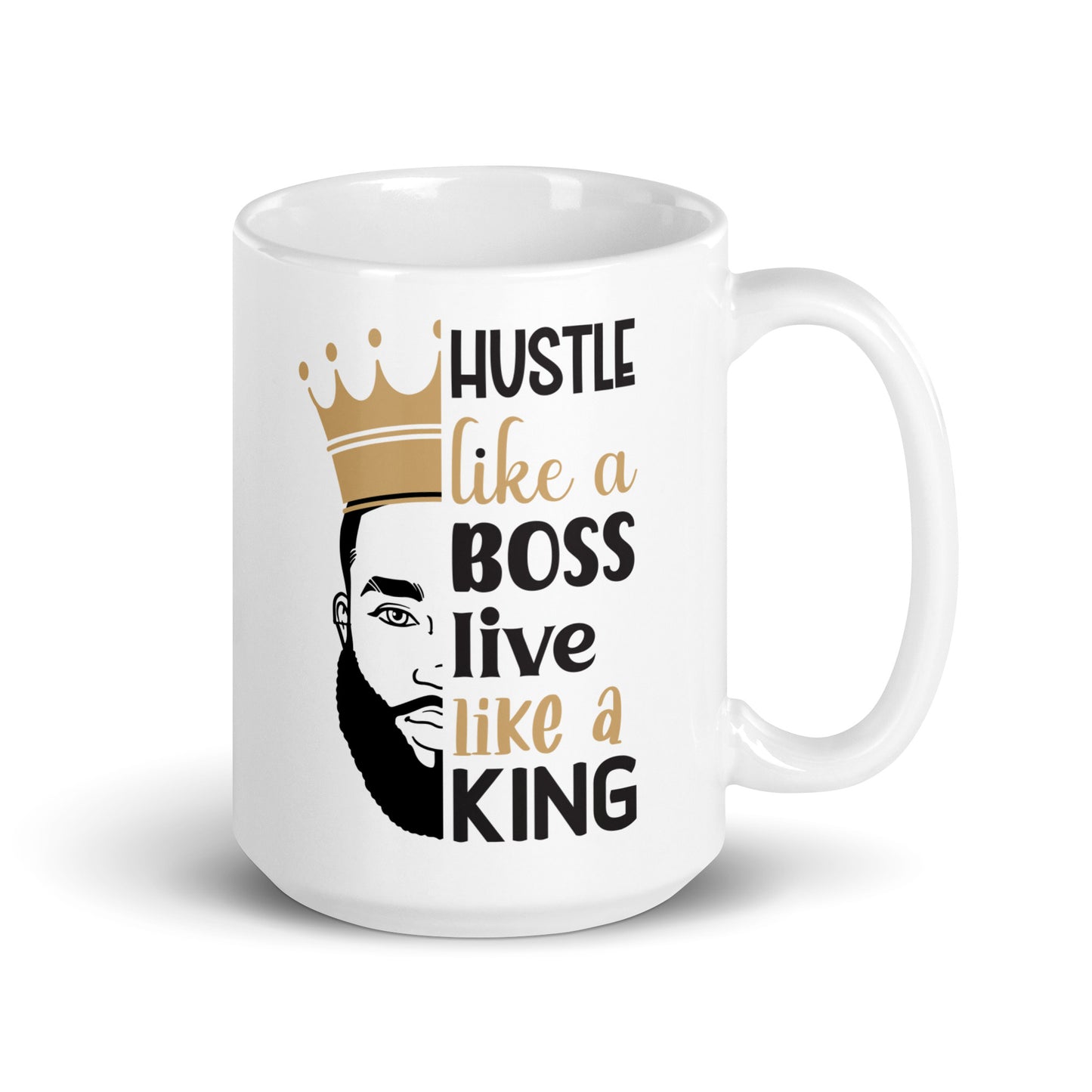 Man Boss White Glossy Mug