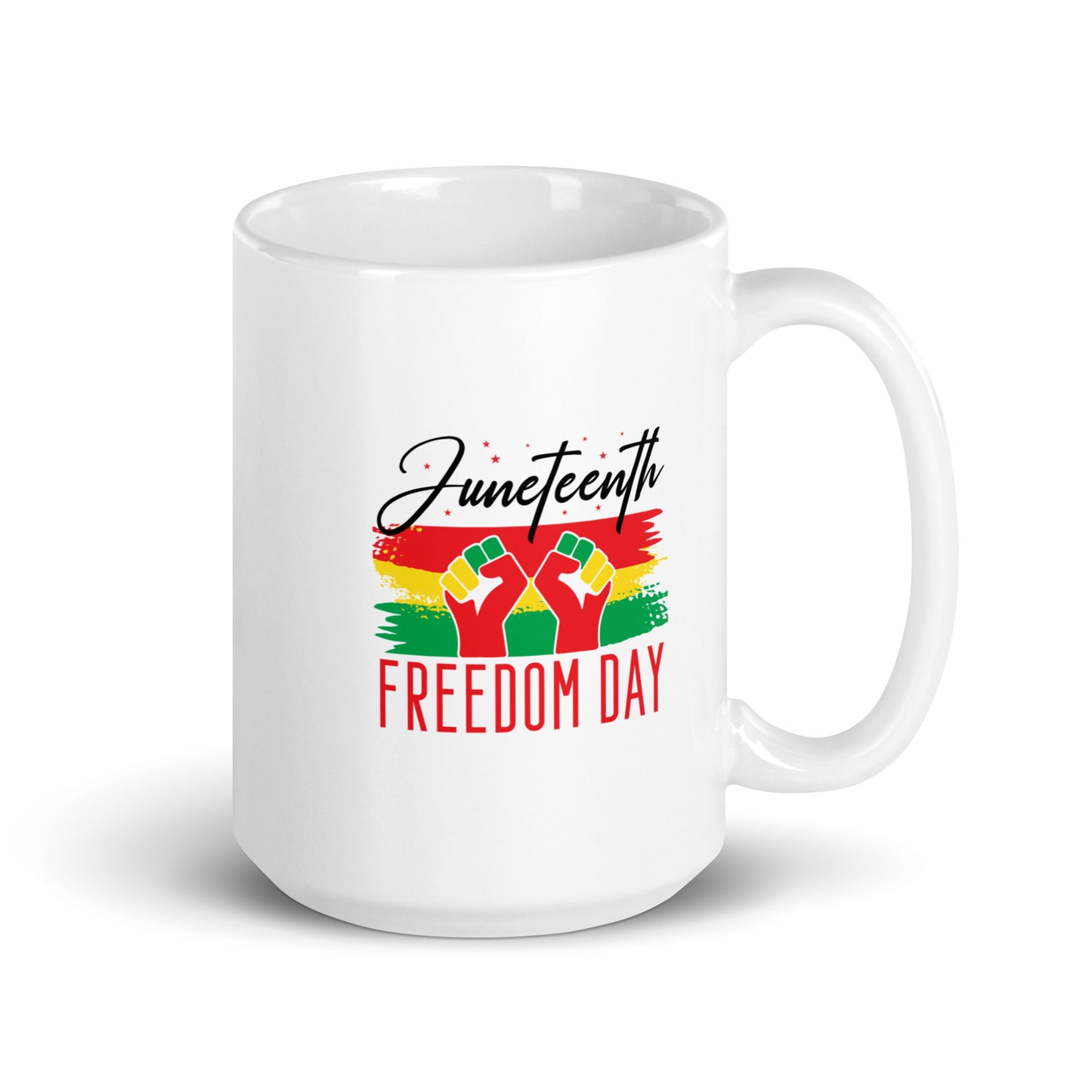 Freedom White Glossy Mug