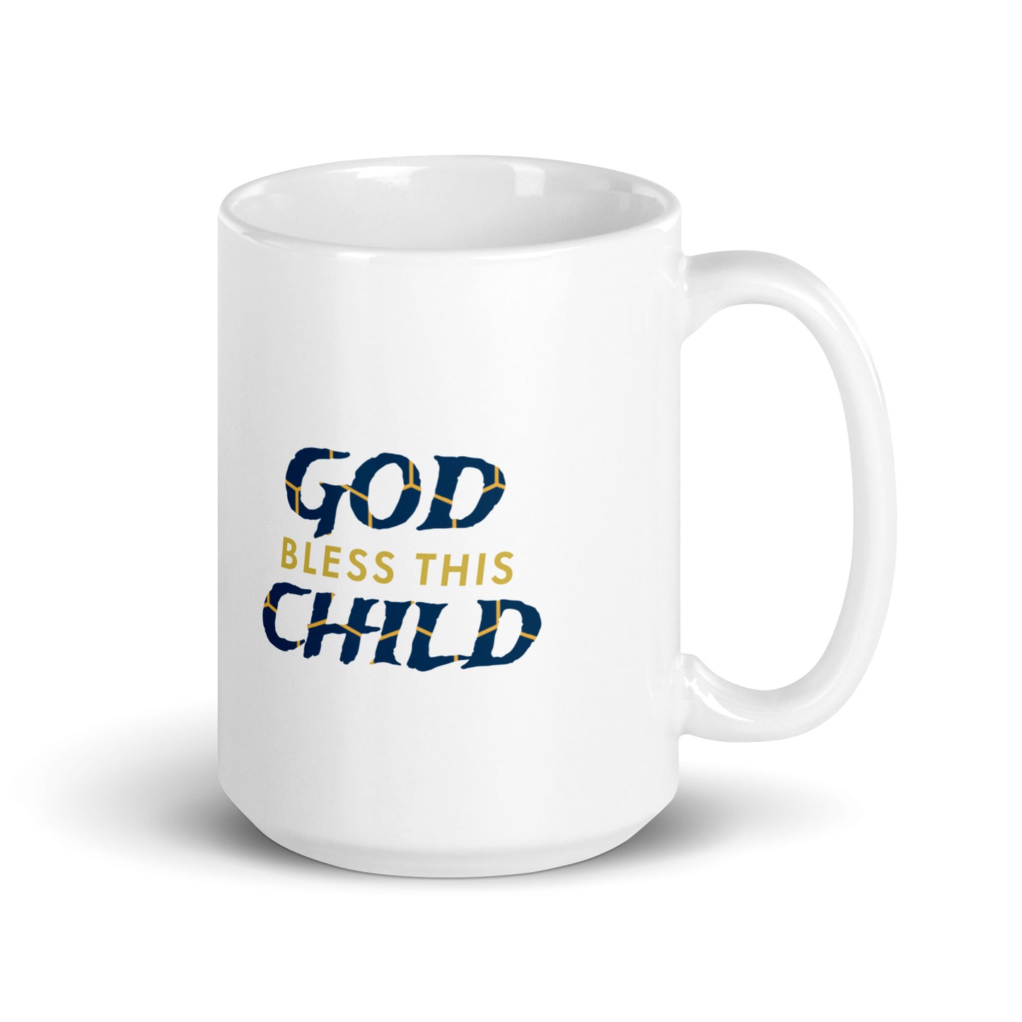 God Bless This Child White Glossy Mug