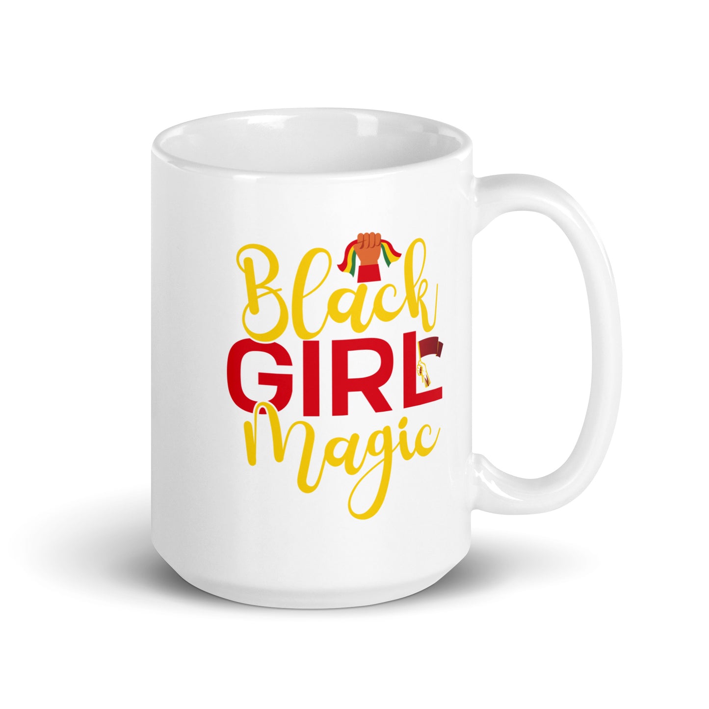 Girl Magic White Glossy Mug