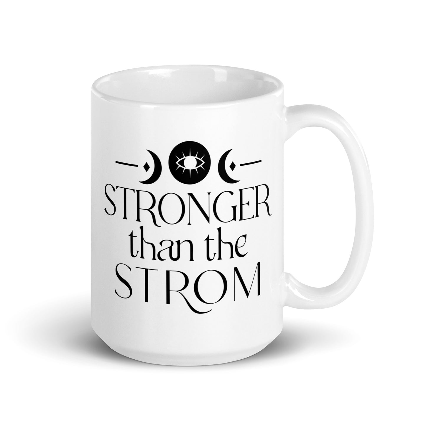 Stronger White Glossy Mug