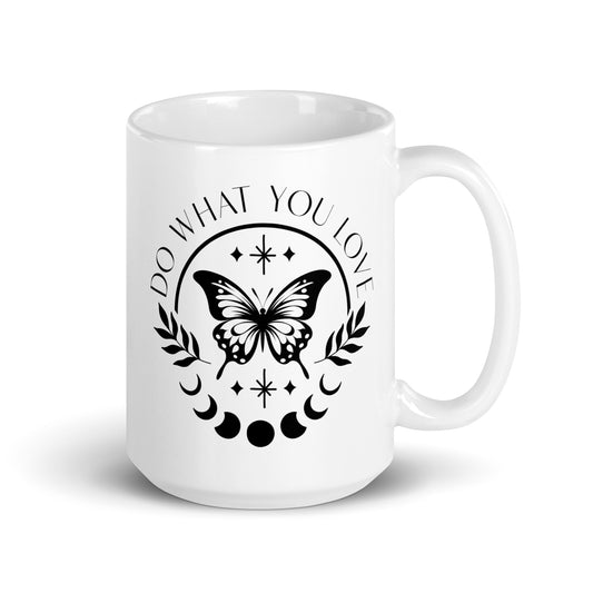 You Love White Glossy Mug