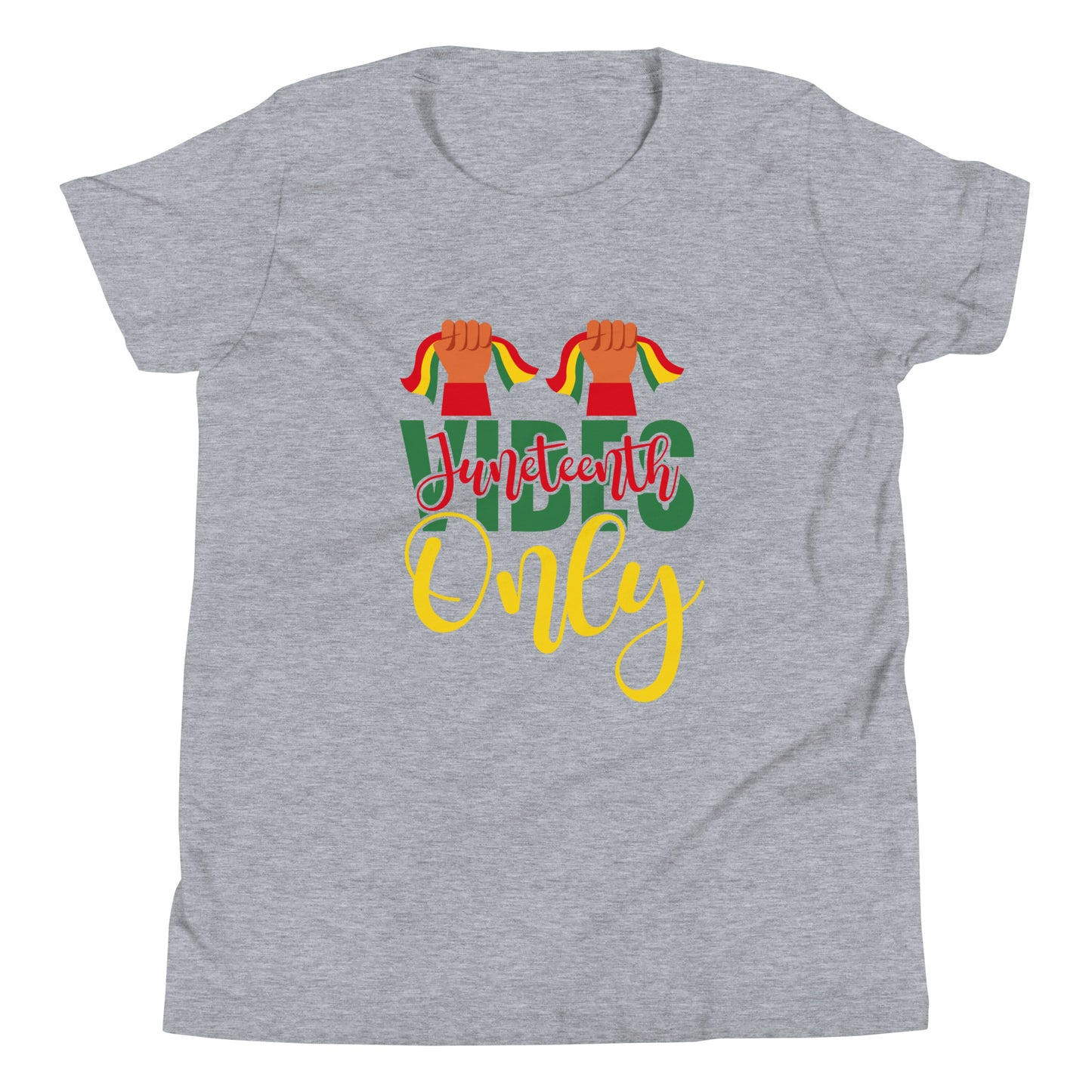 Juneteenth Vibes Youth Short Sleeve T-Shirt